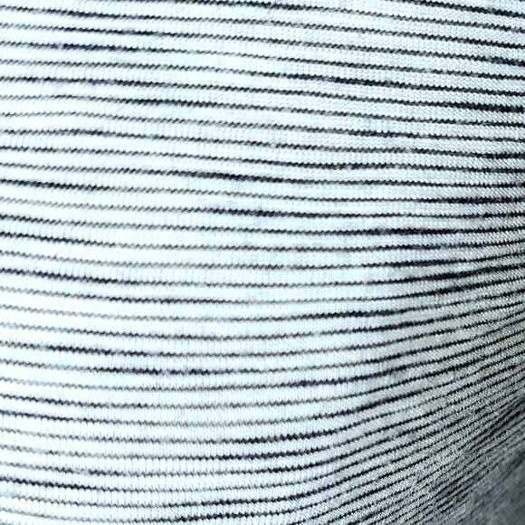 Madewell | Black and White Static Striped Top - Picture 3 of 4